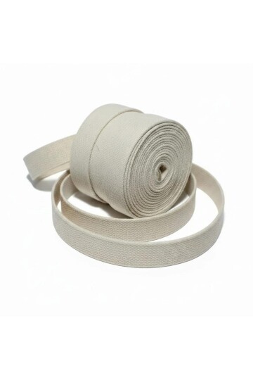 2.5 Cm Dar Dokuma Pamuk (Cotton) Kolon Şerit - 80 Metre